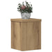 Suporturi de plante, 2 buc., stejar artizanal, 15x15x20cm, lemn - WALTI WALTI
