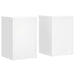 Suporturi de plante, 2 buc., alb, 20x20x30 cm, lemn prelucrat - WALTI WALTI