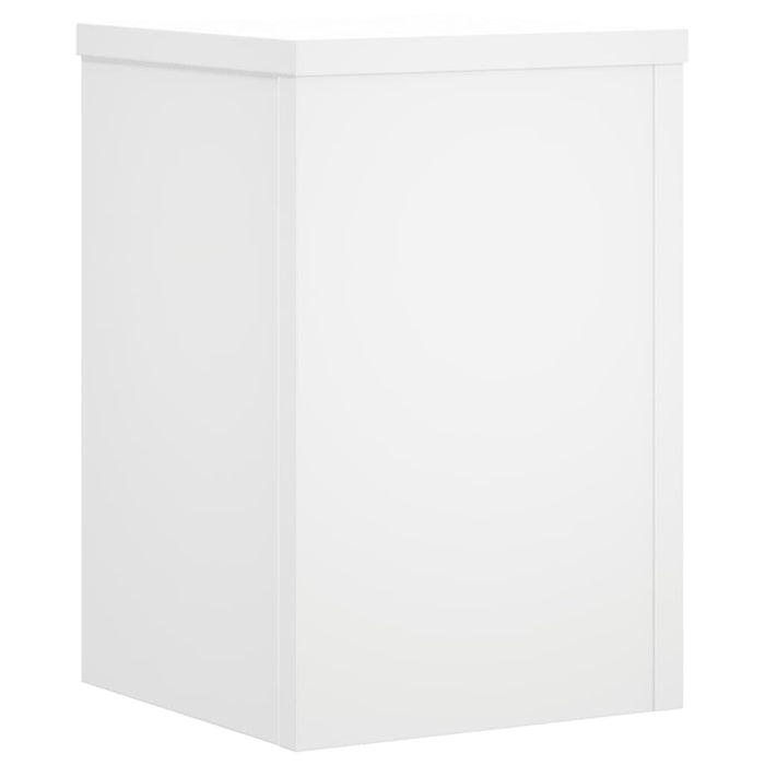 Suporturi de plante, 2 buc., alb, 20x20x30 cm, lemn prelucrat - WALTI WALTI