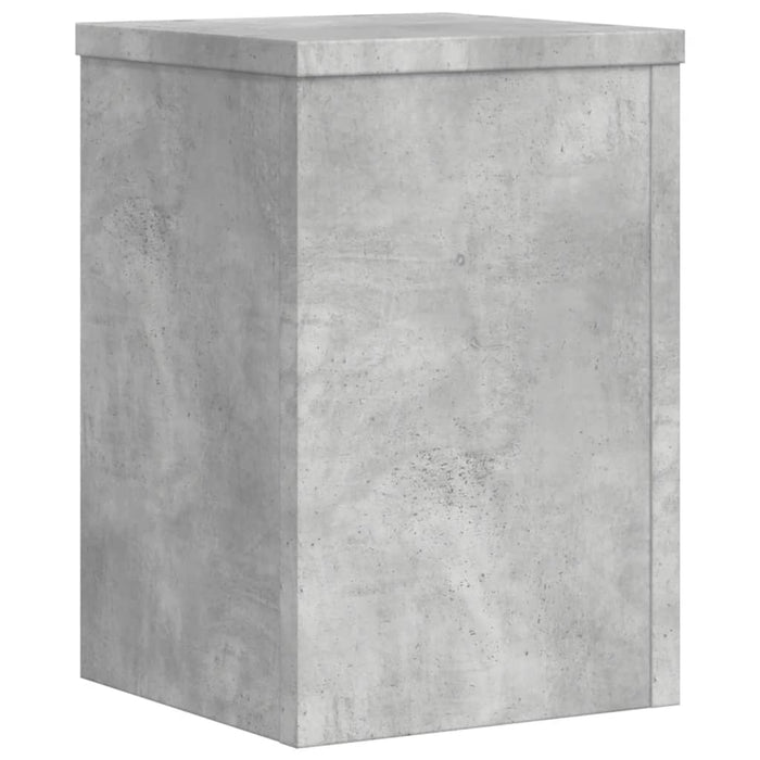 Suport de plante, 2 buc., gri beton, 20x20x30 cm lemn prelucrat - WALTI WALTI