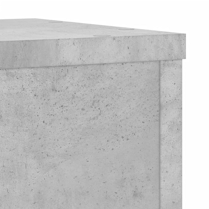 Suport de plante, 2 buc., gri beton, 20x20x30 cm lemn prelucrat - WALTI WALTI
