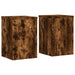 Suporturi de plante 2 buc. stejar fumuriu 20x20x30 cm lemn - WALTI WALTI