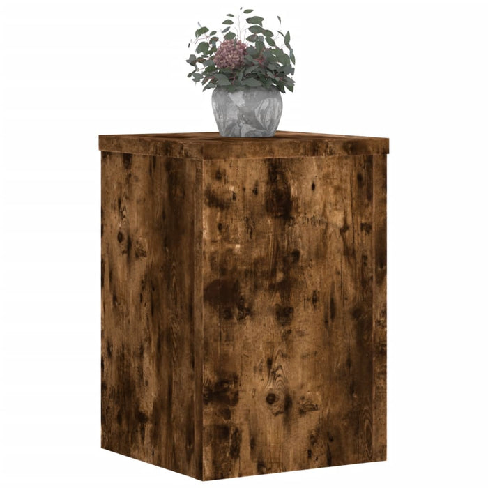 Suporturi de plante 2 buc. stejar fumuriu 20x20x30 cm lemn - WALTI WALTI
