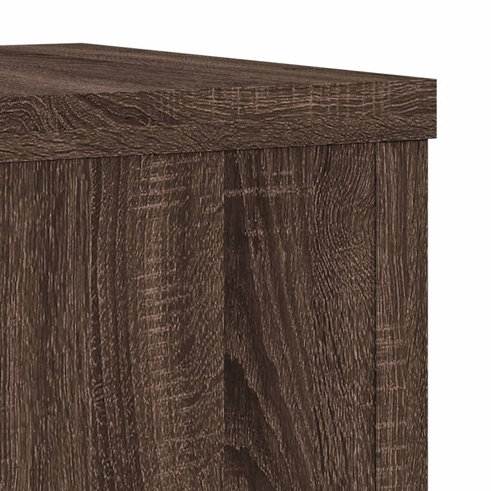 Suporturi de plante 2 buc. stejar maro 20x20x30cm lemn compozit - WALTI WALTI