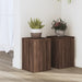 Suporturi de plante 2 buc. stejar maro 20x20x30cm lemn compozit - WALTI WALTI