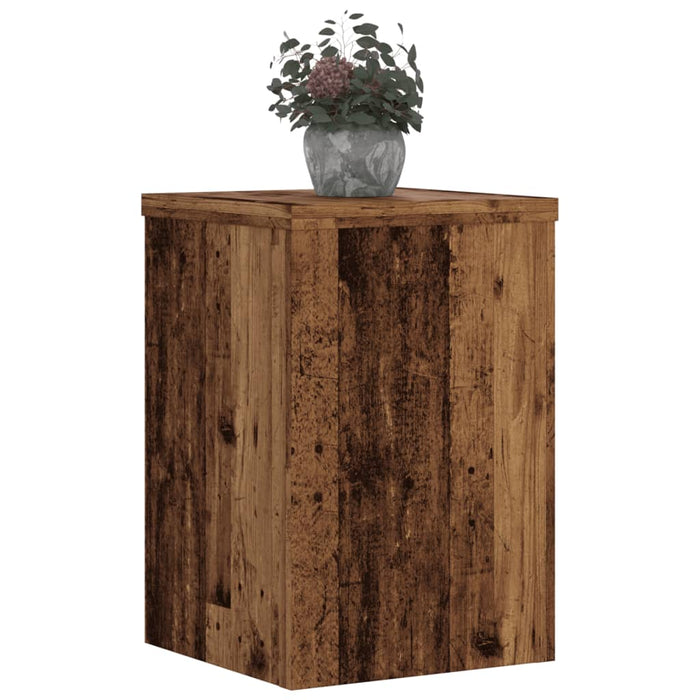 Suporturi de plante 2 buc. lemn vechi 20x20x30cm lemn prelucrat - WALTI WALTI
