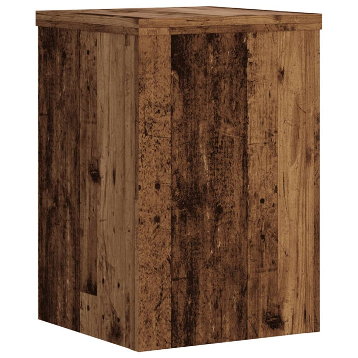 Suporturi de plante 2 buc. lemn vechi 20x20x30cm lemn prelucrat - WALTI WALTI
