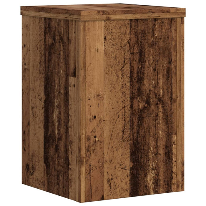 Suporturi de plante 2 buc. lemn vechi 20x20x30cm lemn prelucrat - WALTI WALTI