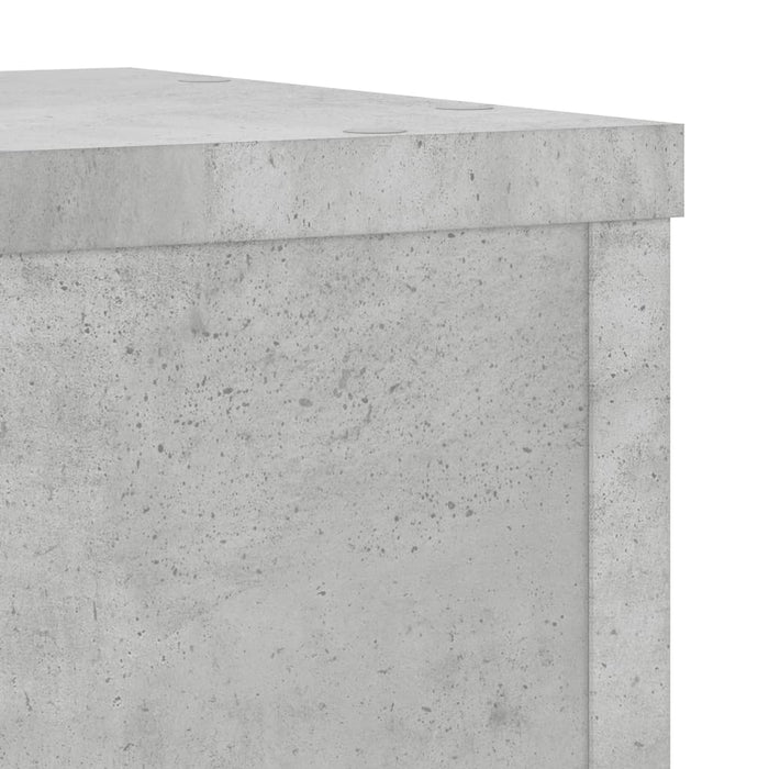 Suport de plante, 2 buc., gri beton, 25x25x35 cm lemn prelucrat - WALTI WALTI