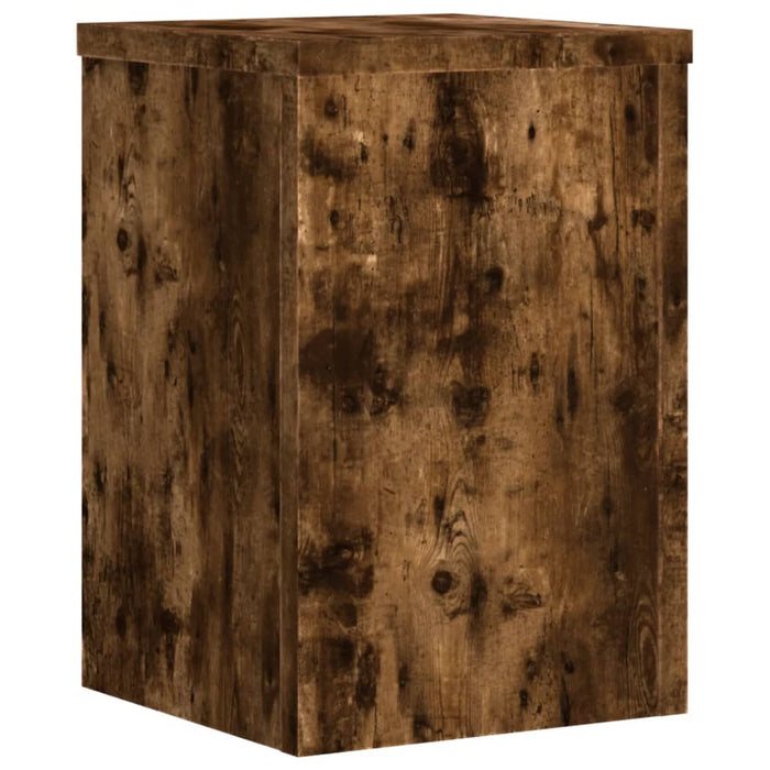 Suporturi de plante 2 buc. stejar fumuriu 25x25x35 cm lemn - WALTI WALTI
