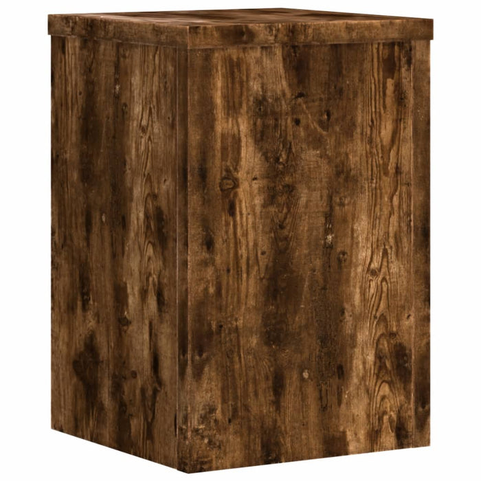 Suporturi de plante 2 buc. stejar fumuriu 25x25x35 cm lemn - WALTI WALTI