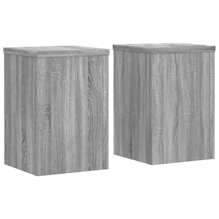 Suporturi de plante 2 buc. gri sonoma 25x25x35cm lemn prelucrat - WALTI WALTI