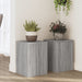Suporturi de plante 2 buc. gri sonoma 25x25x35cm lemn prelucrat - WALTI WALTI