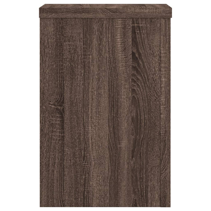 Suporturi de plante 2 buc. stejar maro 25x25x35cm lemn compozit - WALTI WALTI