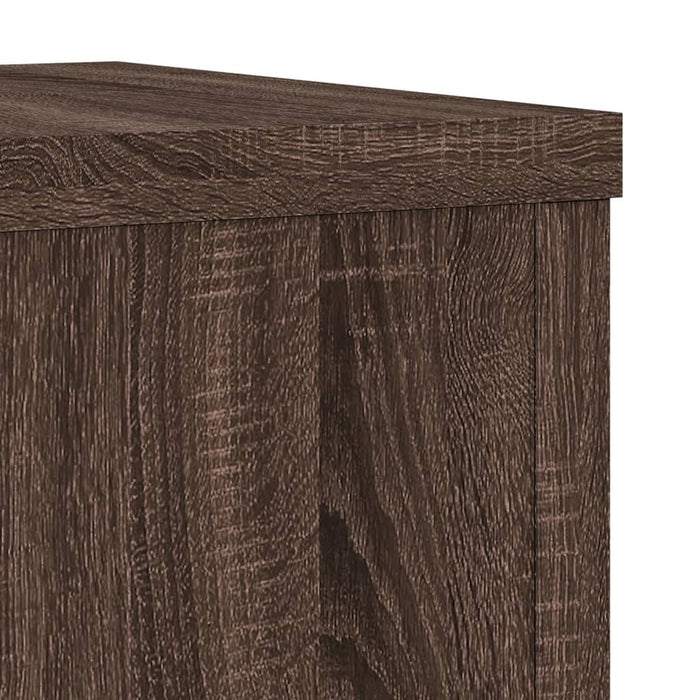 Suporturi de plante 2 buc. stejar maro 25x25x35cm lemn compozit - WALTI WALTI
