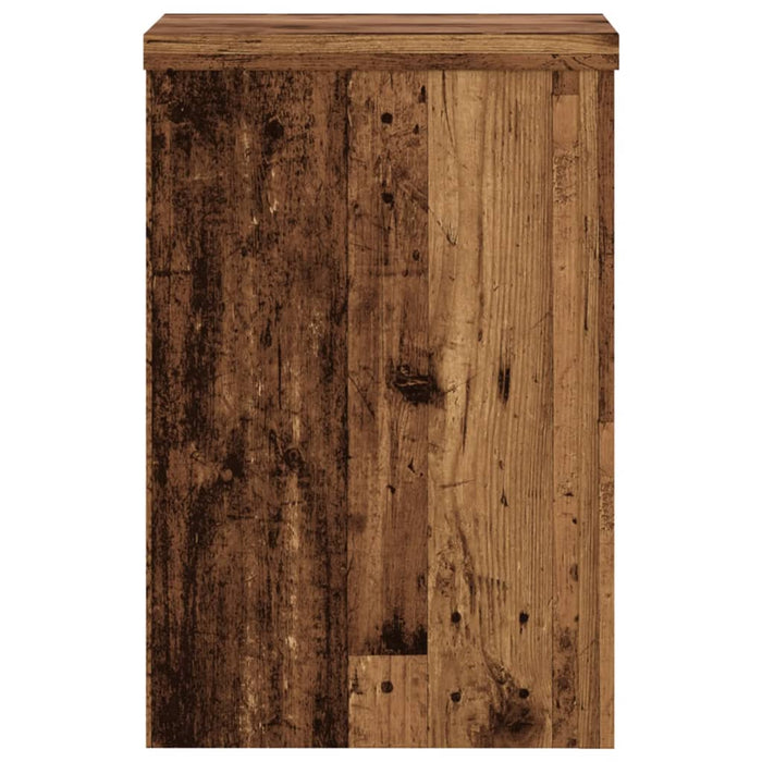 Suporturi de plante 2 buc. lemn vechi 25x25x35cm lemn prelucrat - WALTI WALTI