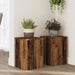 Suporturi de plante 2 buc. lemn vechi 25x25x35cm lemn prelucrat - WALTI WALTI