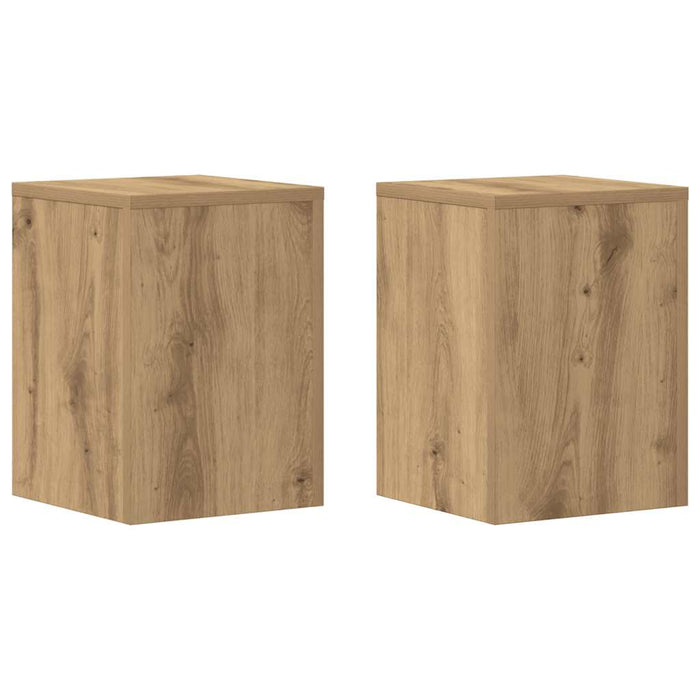 Suporturi de plante, 2 buc., stejar artizanal, 25x25x35cm, lemn - WALTI WALTI