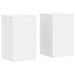 Suporturi de plante, 2 buc., alb, 30x30x50 cm, lemn prelucrat - WALTI WALTI
