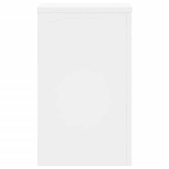 Suporturi de plante, 2 buc., alb, 30x30x50 cm, lemn prelucrat - WALTI WALTI