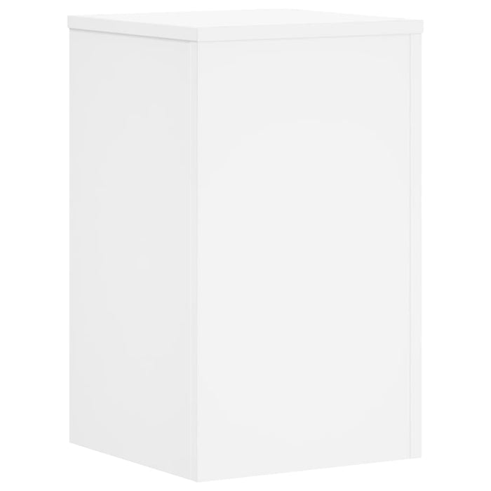 Suporturi de plante, 2 buc., alb, 30x30x50 cm, lemn prelucrat - WALTI WALTI