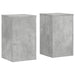 Suport de plante, 2 buc., gri beton, 30x30x50 cm lemn prelucrat - WALTI WALTI