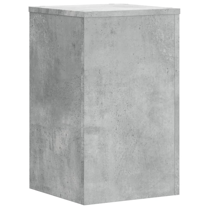 Suport de plante, 2 buc., gri beton, 30x30x50 cm lemn prelucrat - WALTI WALTI