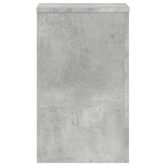 Suport de plante, 2 buc., gri beton, 30x30x50 cm lemn prelucrat - WALTI WALTI