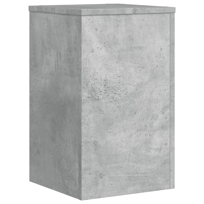 Suport de plante, 2 buc., gri beton, 30x30x50 cm lemn prelucrat - WALTI WALTI
