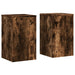Suporturi de plante 2 buc. stejar fumuriu 30x30x50 cm lemn - WALTI WALTI