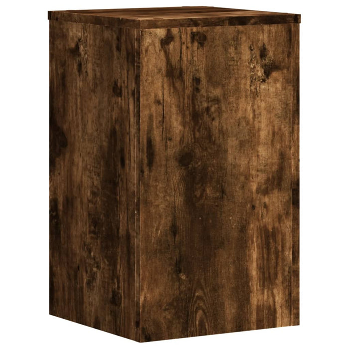 Suporturi de plante 2 buc. stejar fumuriu 30x30x50 cm lemn - WALTI WALTI