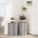 Suporturi plante 2 buc gri sonoma 30x30x50 cm lemn prelucrat - WALTI WALTI