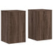 Suport de plante 2buc. stejar maro 30x30x50cm lemn prelucrat - WALTI WALTI