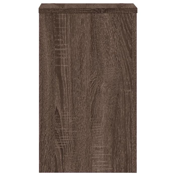 Suport de plante 2buc. stejar maro 30x30x50cm lemn prelucrat - WALTI WALTI