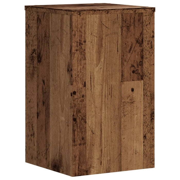 Suporturi de plante 2 buc lemn vechi 30x30x50cm lemn prelucrat - WALTI WALTI
