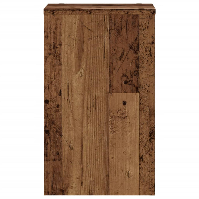 Suporturi de plante 2 buc lemn vechi 30x30x50cm lemn prelucrat - WALTI WALTI