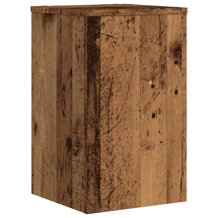 Suporturi de plante 2 buc lemn vechi 30x30x50cm lemn prelucrat - WALTI WALTI