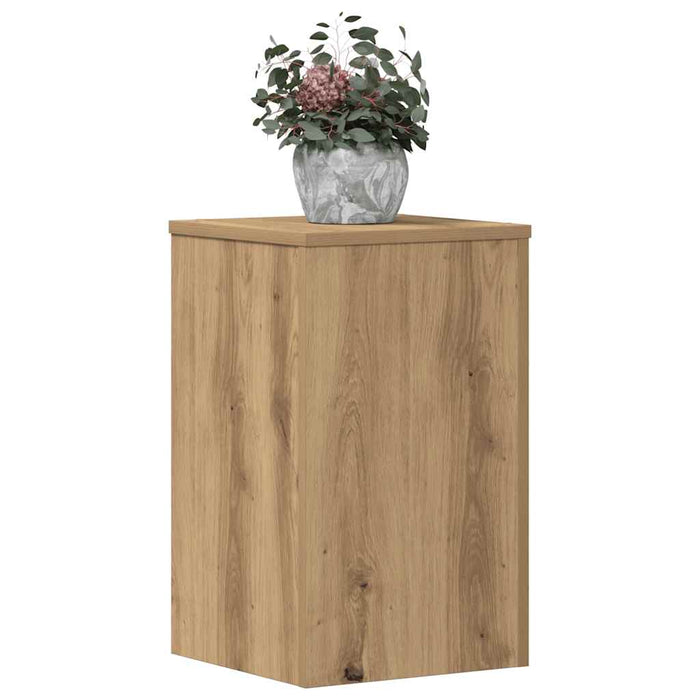 Suporturi de plante, 2 buc., stejar artizanal, 30x30x50cm, lemn - WALTI WALTI