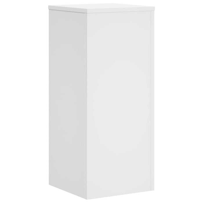 Suporturi de plante, 2 buc., alb, 30x30x70 cm, lemn prelucrat - WALTI WALTI