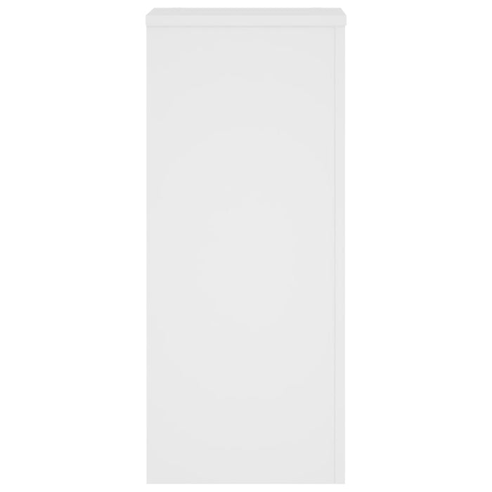 Suporturi de plante, 2 buc., alb, 30x30x70 cm, lemn prelucrat - WALTI WALTI