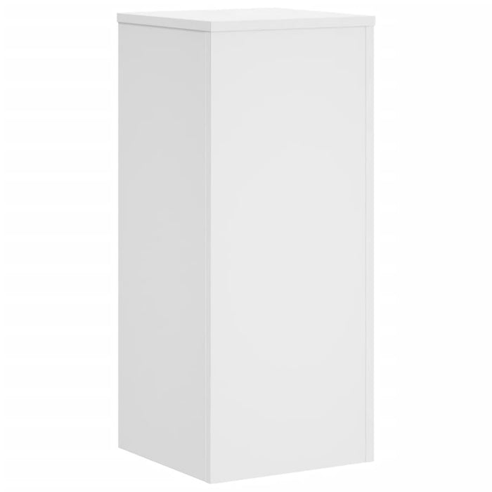 Suporturi de plante, 2 buc., alb, 30x30x70 cm, lemn prelucrat - WALTI WALTI