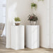 Suporturi de plante, 2 buc., alb, 30x30x70 cm, lemn prelucrat - WALTI WALTI