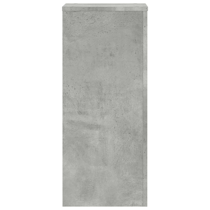 Suport de plante, 2 buc., gri beton, 30x30x70 cm lemn prelucrat - WALTI WALTI