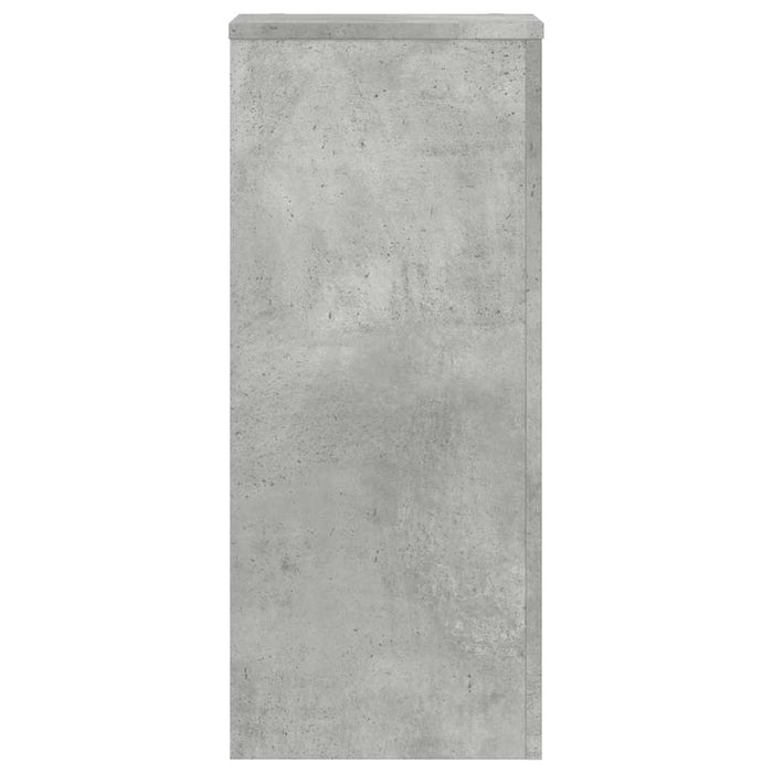 Suport de plante, 2 buc., gri beton, 30x30x70 cm lemn prelucrat - WALTI WALTI