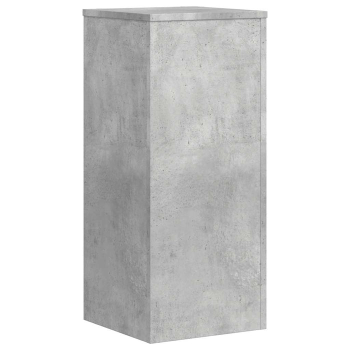 Suport de plante, 2 buc., gri beton, 30x30x70 cm lemn prelucrat - WALTI WALTI