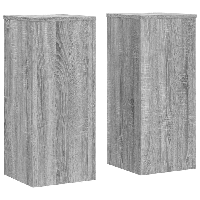 Suporturi de plante 2 buc. gri sonoma 30x30x70cm lemn prelucrat - WALTI WALTI