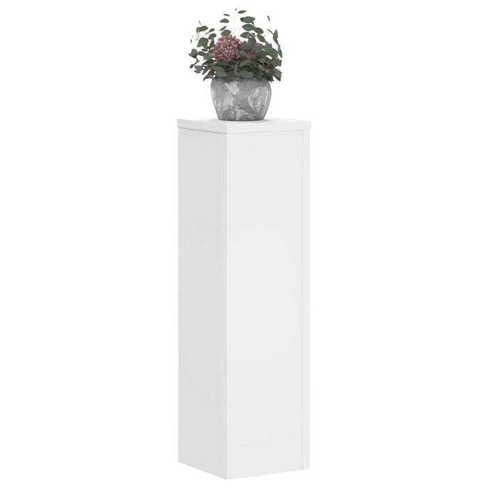 Suporturi de plante, 2 buc., alb, 17x17x60 cm, lemn prelucrat - WALTI WALTI