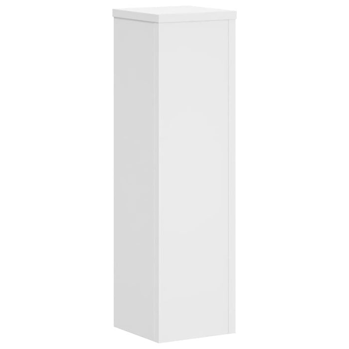 Suporturi de plante, 2 buc., alb, 17x17x60 cm, lemn prelucrat - WALTI WALTI