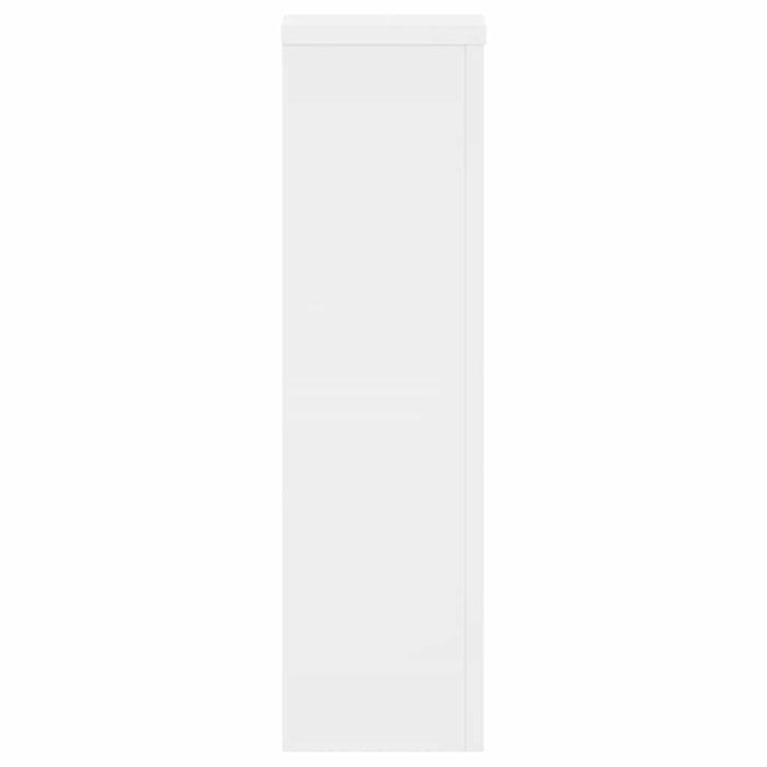 Suporturi de plante, 2 buc., alb, 17x17x60 cm, lemn prelucrat - WALTI WALTI