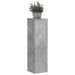 Suport de plante, 2 buc., gri beton, 17x17x60 cm lemn prelucrat - WALTI WALTI